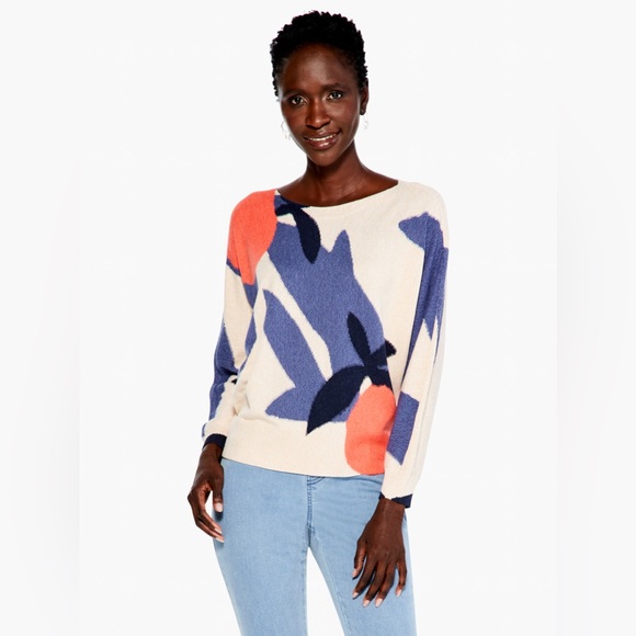 Nic+Zoe Fresh Squeeze Sweater Long Sleeve Medium - Picture 1 of 11